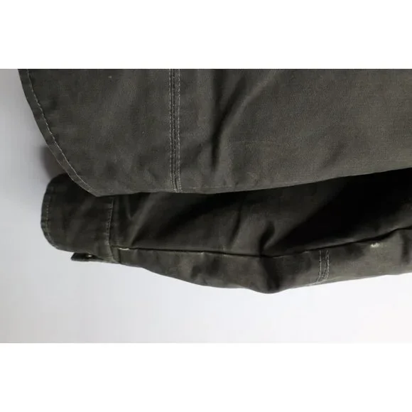 Kuhl Mountains Mens Large Vintage Patina Dye Burr Combed Canvas Jacket Green